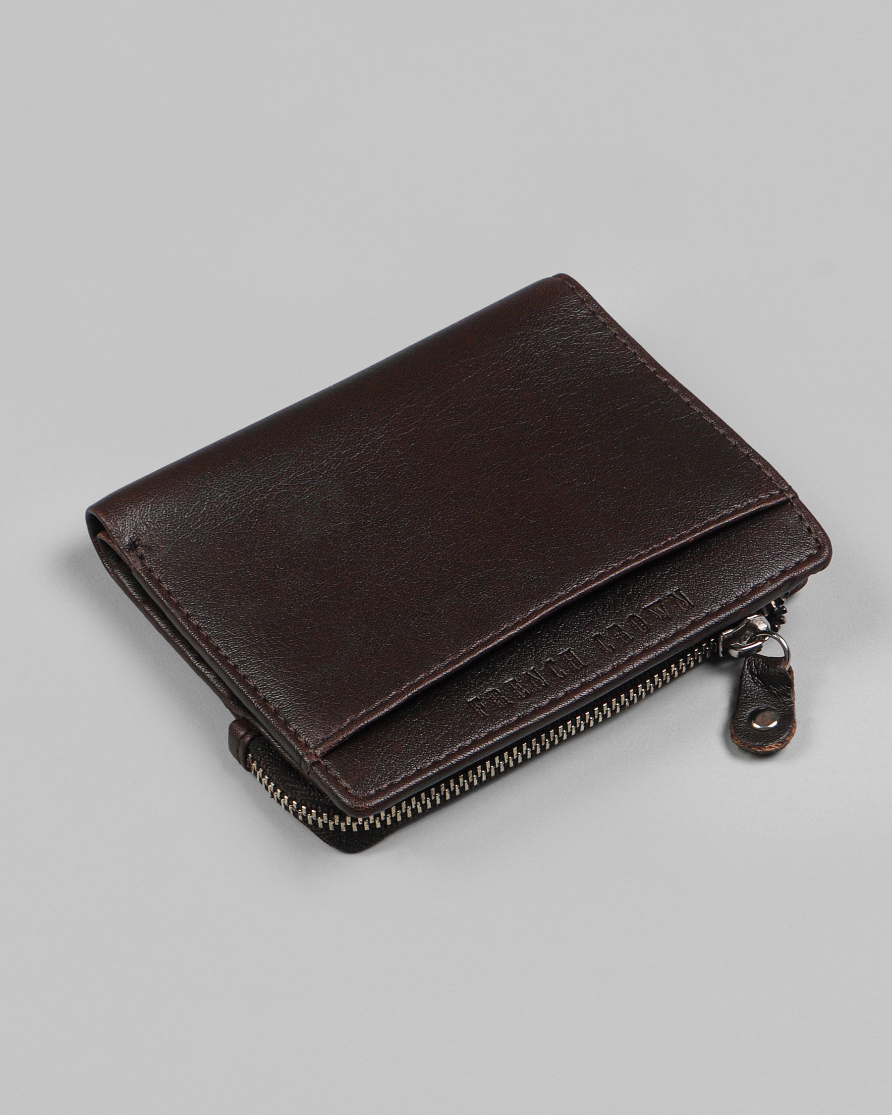 Brown Vegan Leather Handcrafted Wallet WT10