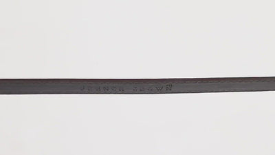 Dark Brown Vegan Leather Lightweight Belt