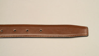 Tan Vegan Leather Handcrafted Belt