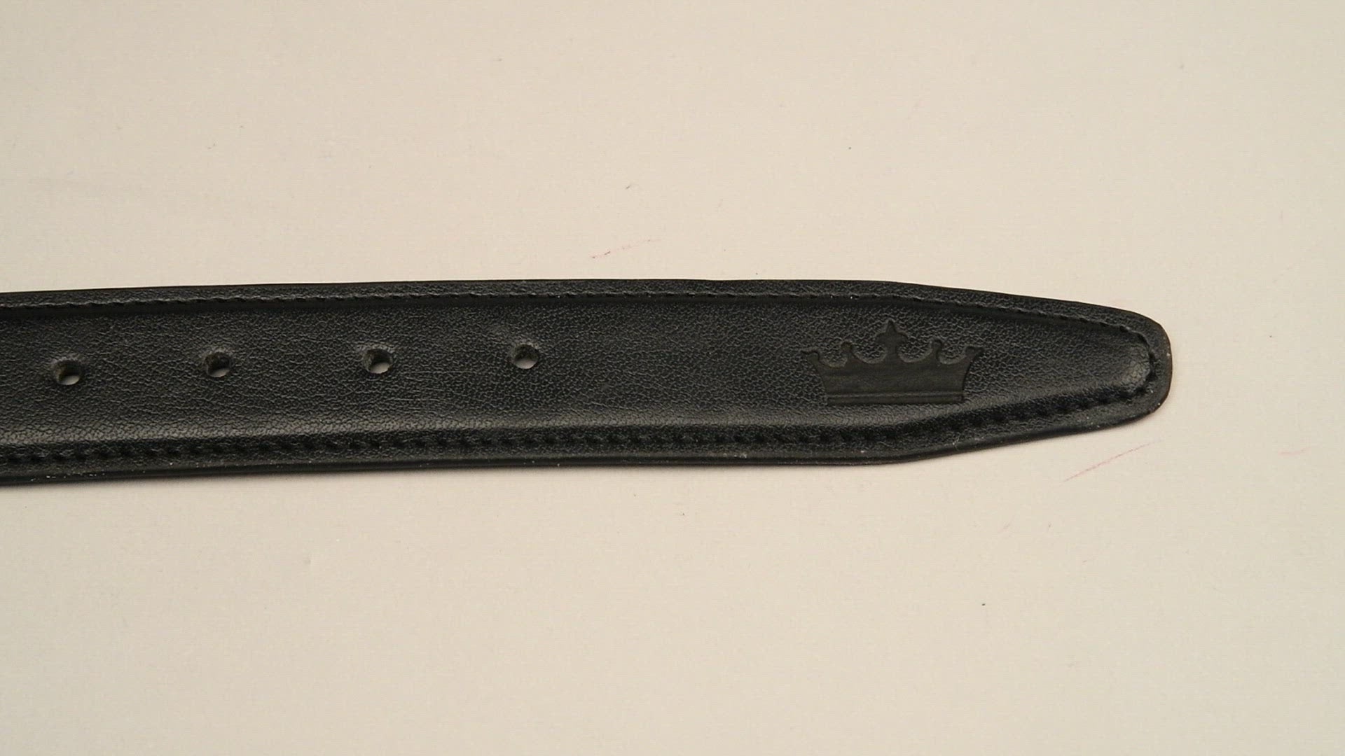 Jade Black Subtle Textured Vegan Leather Handcrafted Belt